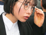 敏感（恥）巨乳羞恥2025 推定Hカップ／地味メガネ就活生